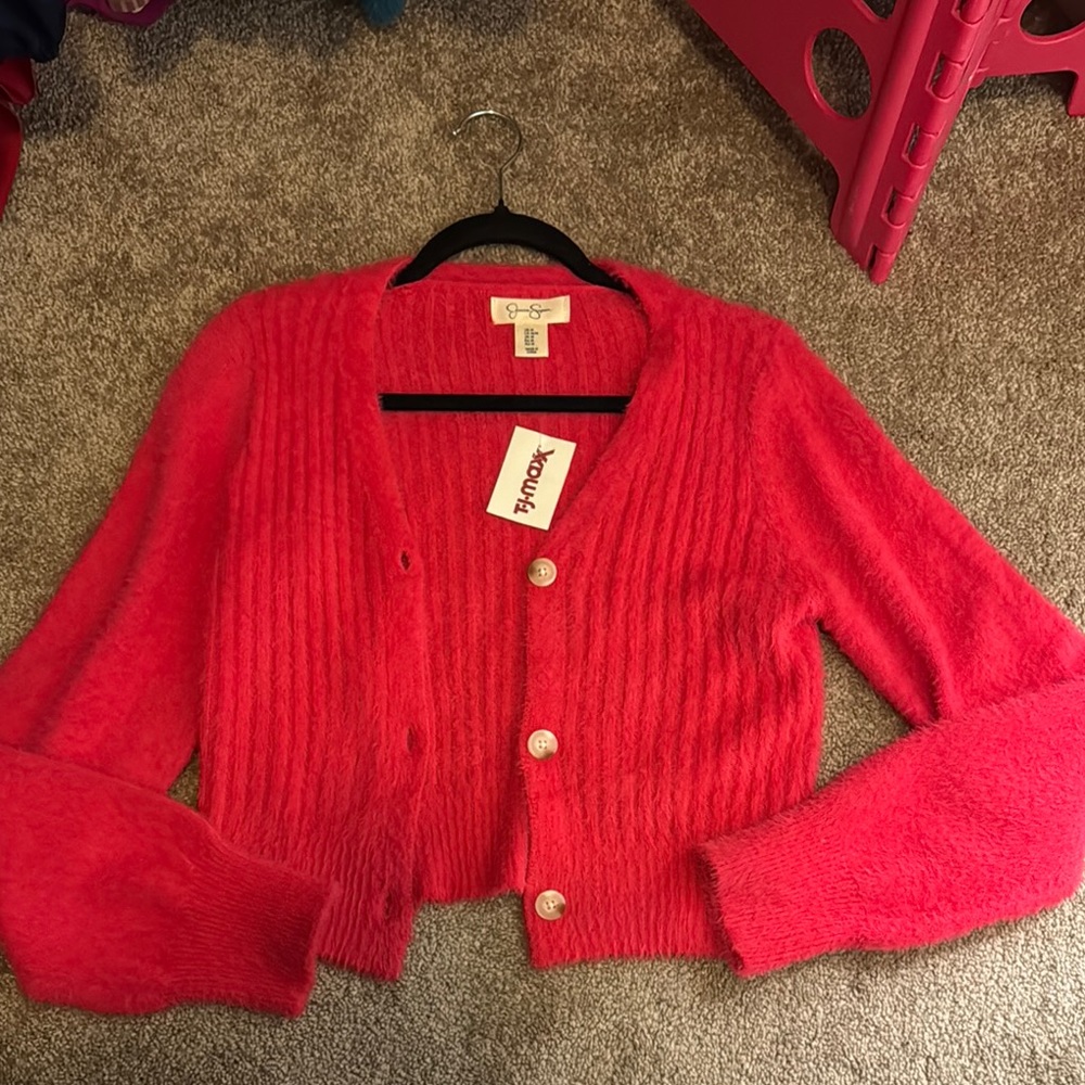 Cozy Pink Cardigan Sweater
